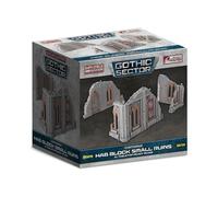 Battlefield in a Box: Gothic Sector: Castograd Hab Block Small Ruins (x3)