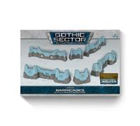 Battlefield in a Box - Gothic Sector: Legion Barricades Alternate Paint Scheme (Wolfen)