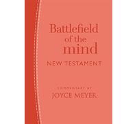Battlefield of the Mind New Testament (Coral Leather) - Hardback NEW Meyer, Joyc