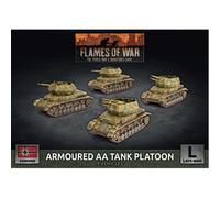 Battlefront Armoured Aa Tank Platoon (X4 Plastic) - Brand New And Sealed