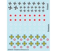 Battlefront Axis Allies Decals - Brand New And Sealed