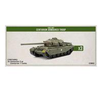 Battlefront Clash Of Steel - Centurion Armoured Troop (X3 Plastic) - Brand New And Sealed