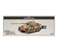 Battlefront Clash Of Steel - Panther (8.8Cm) Tank Platoon (X5 Plastic) - Brand New And Sealed