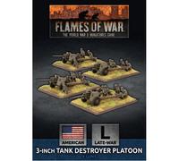Battlefront Flames Of War: 3 Inch Towed Tank Destroyer Platoon (X4) - Brand New And Sealed