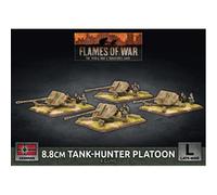 Battlefront Flames Of War: 8.8Cm Tank-Hunter Platton (X4 Plastic) - Brand New And Sealed
