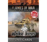 Battlefront Flames Of War: Afrika Korps Unit Cards - Brand New And Sealed