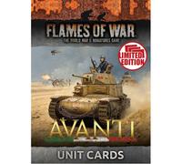 Battlefront Flames Of War: Avanti Unit Cards - Brand New And Sealed
