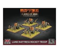 Battlefront Flames Of War: British Land Mattress Rocket Troop - Brand New And Sealed