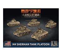 Battlefront Flames Of War: M4 Sherman Tank Platoon (Plastic) - Brand New And Sealed