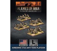 Battlefront Flames Of War: Parachute 57mm Anti-Tank Platoon (Plastic) - Brand New And Sealed