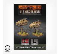 Battlefront Flames Of War: Reconnaissance Hq Platoon (X2 Plastic) - Brand New And Sealed