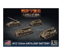 Battlefront M12 155mm Artillery Battery (X4) - Brand New And Sealed
