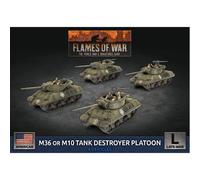 Battlefront M36 And M10 Tank Destroyer Platoon (X4 Plastic) - Brand New And Sealed