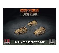 Battlefront Miniatures Flames Of War - Germans Sd Kfz 250 Scout Troop