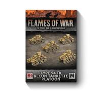 Battlefront Miniatures Flames of War Japanese Tankette Type 94 TK Recon Platoon
