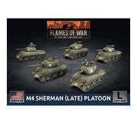 Battlefront Miniatures Flames of War WW2: M4 Sherman (Late) Platoon
