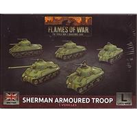 Battlefront Sherman Armoured Troop (x5 Plastic)