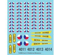 Battlefront Team Yankee: Czech Decals - Brand New And Sealed