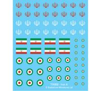 Battlefront Team Yankee: Iranian Decal Set - Brand New And Sealed