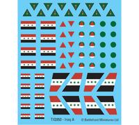 Battlefront Team Yankee: Iraqi Decal Set - Brand New And Sealed