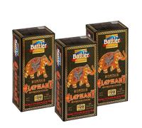 Battler Ceylon Black Tea - 25 Double Chamber Teabags per Box, 3-Pack - Strong Breakfast Blend - Pure Sri Lankan Leaves - Rich Flavour - English Style Brew