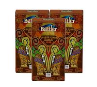 Battler Golden Giant Ceylon Black Tea with Orange & Cinnamon - Pure Sri Lankan Teabags - 3 x 25 Multipack-Warming Citrus & Spice Blend - Individually Wrapped