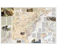 Battles of the Revolutionary War and War of 1812: 2 sided Map [Tubed] - Reference Map: Wall Maps History & Nature (National Geographic Reference Map)