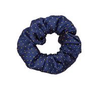 Battles Supreme Products Show Navy and Gold Spot Scrunchie - One Size