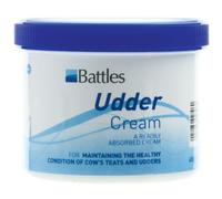 Battles Udder Cream For Cows and Horses Teats - Size: 400g