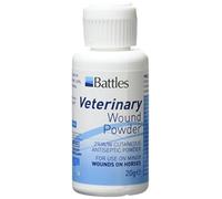 Battles Veterinary Wound Powder - White, 125 G