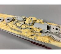 Battleship 1/350 German Prinz Eugen Wooden Deck w/Metal Chain for Trumpeter 05313