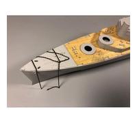 Battleship 1/350 HMS Belfast Cruiser Wooden Deck w/Metal Chain for Trumpeter 05334