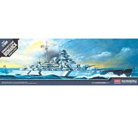 Battleship Bismarck (Static) 1:800 Plastic Model Kit ACADEMY