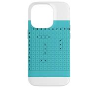Battleship Game Plan Blue Case for iPhone 14 Pro