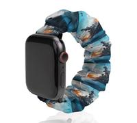 Battleships Ocean And War Watch Band Compatible with IWatch Bands Series 6 5 4 3 2 1 Elastic Replacement Wristband