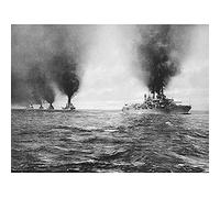 Battleships USA Atlantic Fleet War Old Photo Unframed Wall Art Print Poster Home Decor Premium