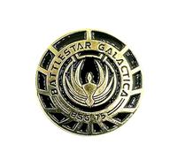 Battlestar Galactica BSG 75 Officer Metal Pin Badge (Gold)