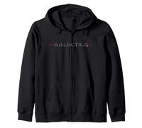 BattleStar GALACTICA Galactica Sci Fi Logo Zip Hoodie