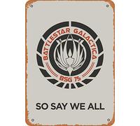 Battlestar Galactica Lt2 Battlestar Galactica 8 X 12 Inches - Vintage Metal Tin Sign For Home Bar Pub Garage Decor Gifts