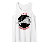 Battlestar Galactica Viper Squadron Cartoon Logo Tank Top