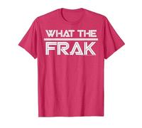 Battlestar Galactica What The Frak T-Shirt, Men, Red Heather, 3X-Large