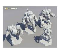 Catalyst Game Labs Miniatures - BattleTech Inner Sphere Support Lance Expansion - Ages 14+