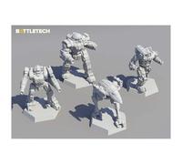 Catalyst Game Labs BattleTech Mini Force Pack: Inner Sphere Urban Lance, Grey