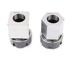 Batto ER32 Collet Chucks Block 2 and Hex Workholding Holder for Lathe Engraving Machine