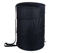 BATTOO Extra Large 107L Strong Laundry Hamper 17.5" x 27" Collapsible Laundry Baskets with Long Straps Drawstring Barrel Foldable Hamper for Laundry Room, Bathroom, Campout, College Dorm or Travel