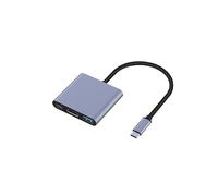 Battrii USB C to HDMI Multiport Adapter, Type-C Hub to HDMI 4K Output,USB 3.0 Port and USB-C Charging Port, USB-C Digital AV Adapter for MacBook Pro/air, iPad Pro, Galaxy S8/S9& More USB-C Devices