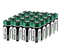 Battsea CR123A 3V Lithium Battery, 1650mAh 20 Pack CR17345 / CR123 / 123A / 123 Photo Batteries PTC Protected with 10 Year Shelf Life for Cameras Flashlights Sensors Keyless Locks Alarm Systems