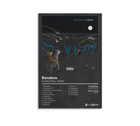 BATTTX Freddie Gibbs & Madlib Bandana Canvas Poster Bedroom Decor Sports Landscape Office Room Gift Unframe-style 12x18inch(30x45cm)