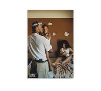 BATTTX Kendrick Lamar Mr. Morale & The Big Steppers Poster Canvas Poster Wall Art Decor Print Picture Paintings for Living Room Bedroom Decoration Unframe-style 20x30inch(50x75cm)
