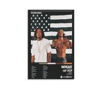 BATTTX OutKast Stankonia Canvas Poster Bedroom Decor Sports Landscape Office Room Gift Unframe-style 12x18inch(30x45cm)
